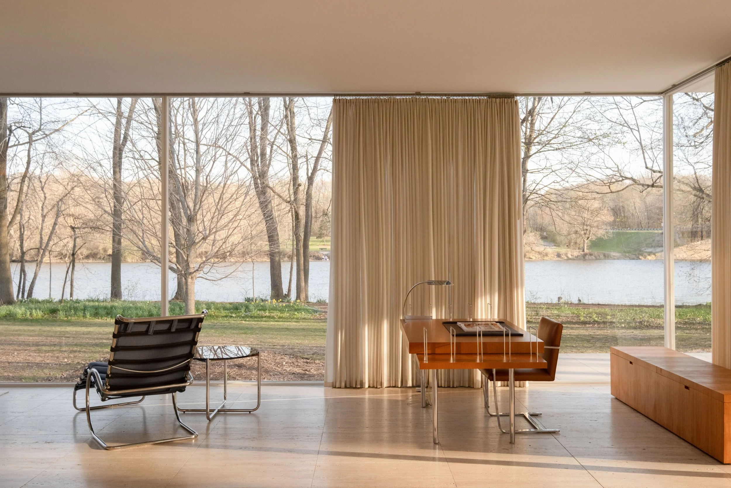 The Edith Farnsworth House, Ludwig Mies van der Rohe, 1945-51